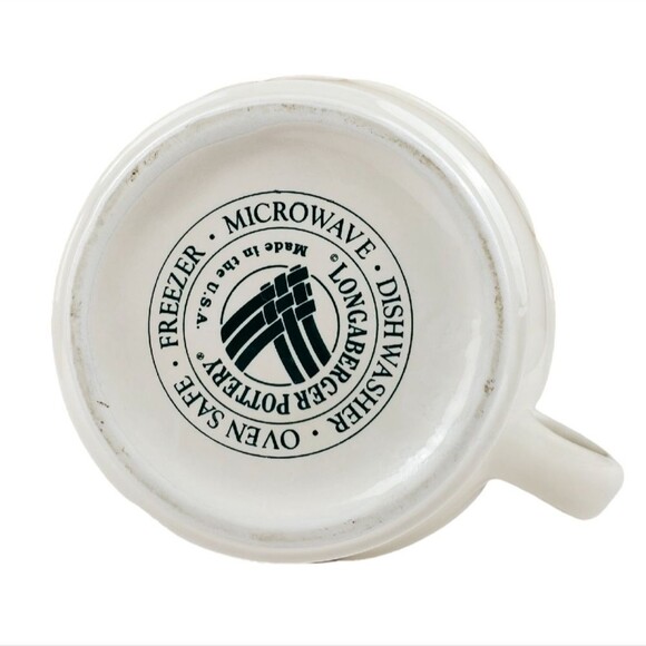 LONGABERGER Heritage Green Woven Traditions Small Pitcher - Picture 4 of 7